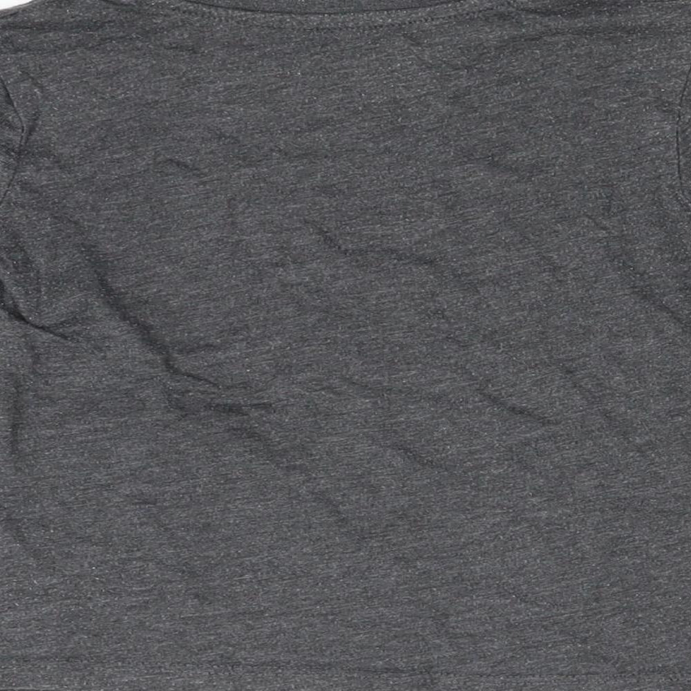 Primark Boys Grey   Basic T-Shirt Size 2-3 Years
