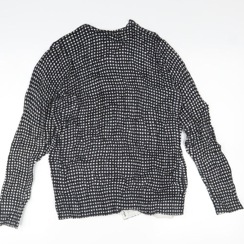 Croft & Barrow Womens Grey Polka Dot  Cardigan Jumper Size M