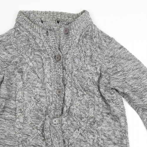 Preworn Womens Grey   Cardigan Jumper Size M