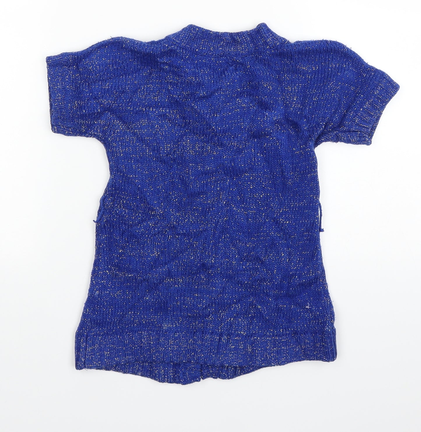 Pumpkin Patch Girls Blue   Cardigan Jumper Size 4 Years