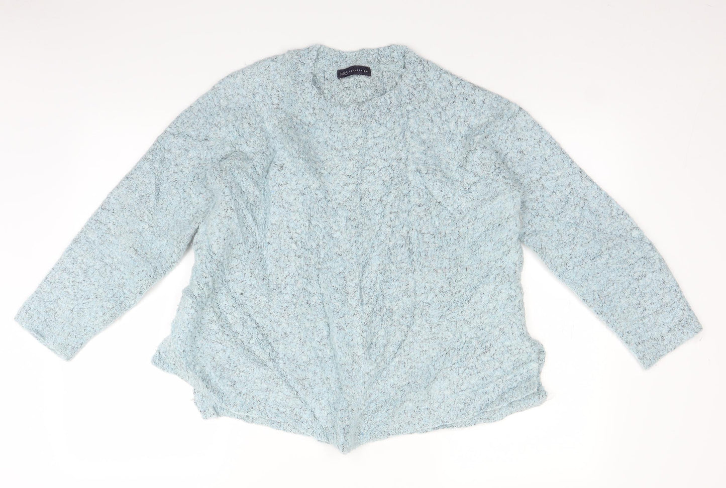 Marks and Spencer Womens Blue   Pullover Jumper Size 18