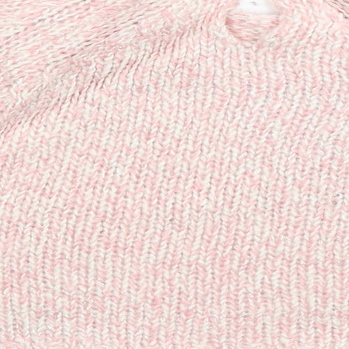 F&F Girls Pink  Knit Pullover Jumper Size 36 Months  - heart