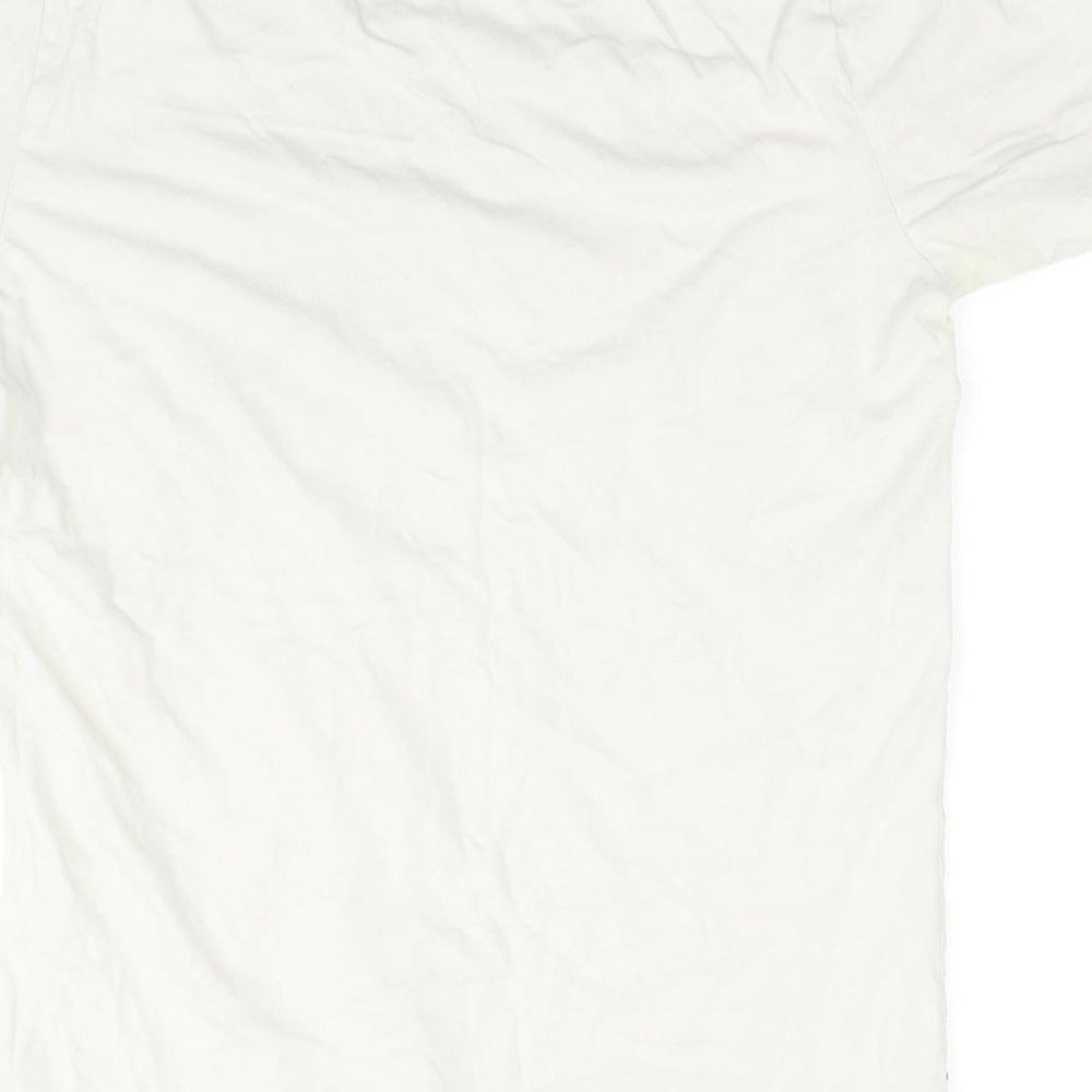 Preworn Mens White    T-Shirt Size M