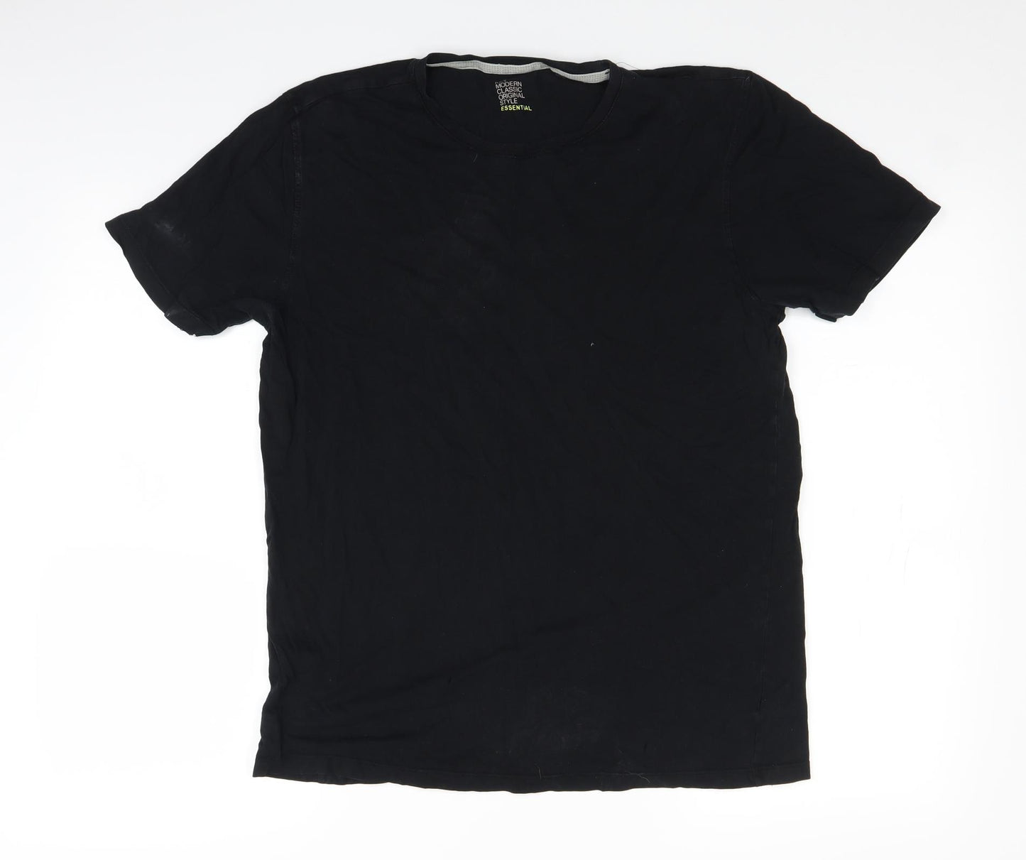 NEXT Mens Black    T-Shirt Size M