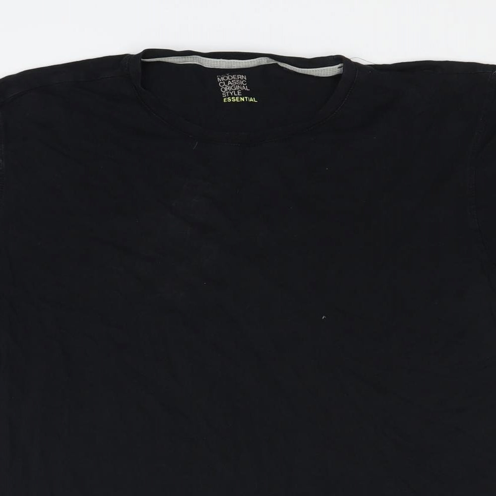 NEXT Mens Black    T-Shirt Size M