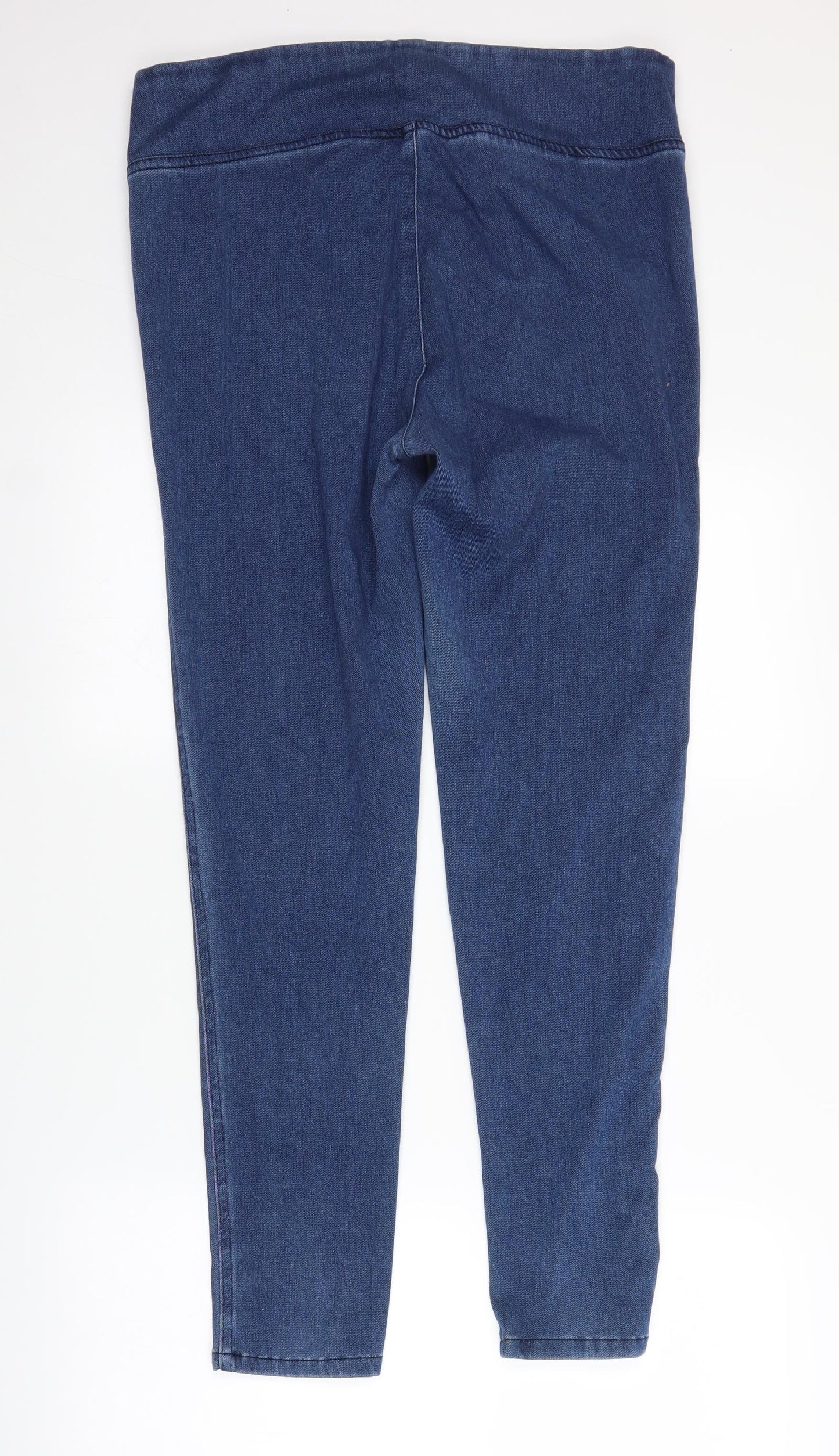 Peacocks Womens Blue  Denim Jegging Jeans Size 16 L24 in