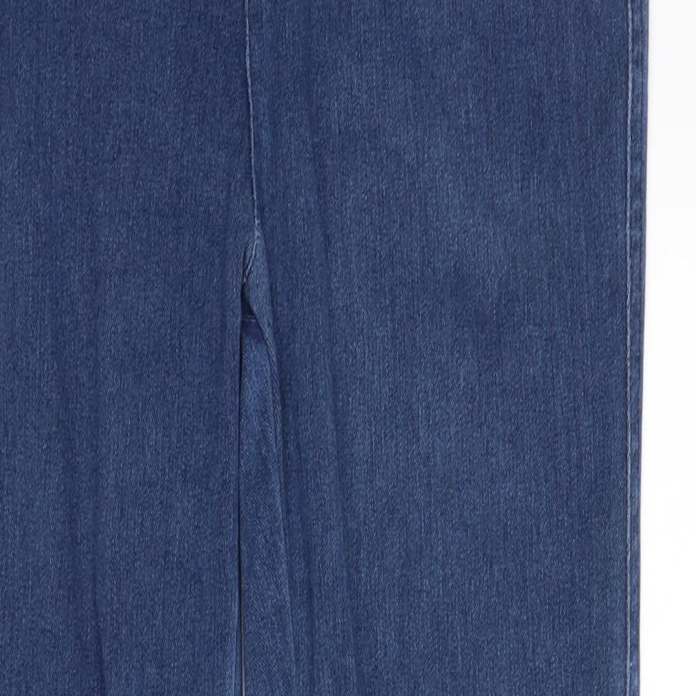 Peacocks Womens Blue  Denim Jegging Jeans Size 16 L24 in