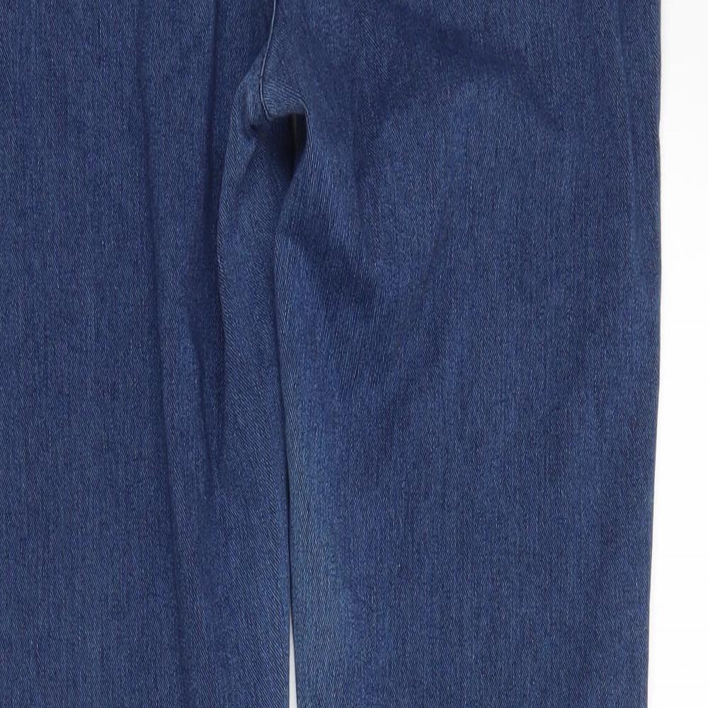 Peacocks Womens Blue  Denim Jegging Jeans Size 16 L24 in