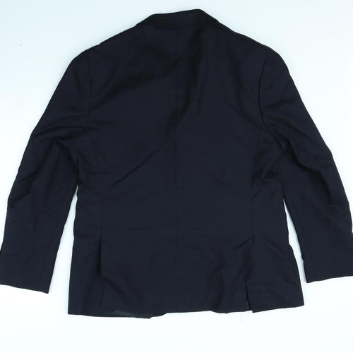 Preworn Mens Blue   Jacket  Size 38  - shoulder pads
