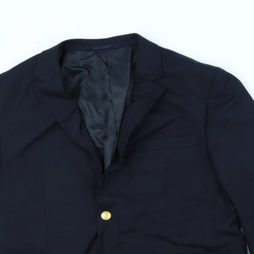 Preworn Mens Blue   Jacket  Size 38  - shoulder pads