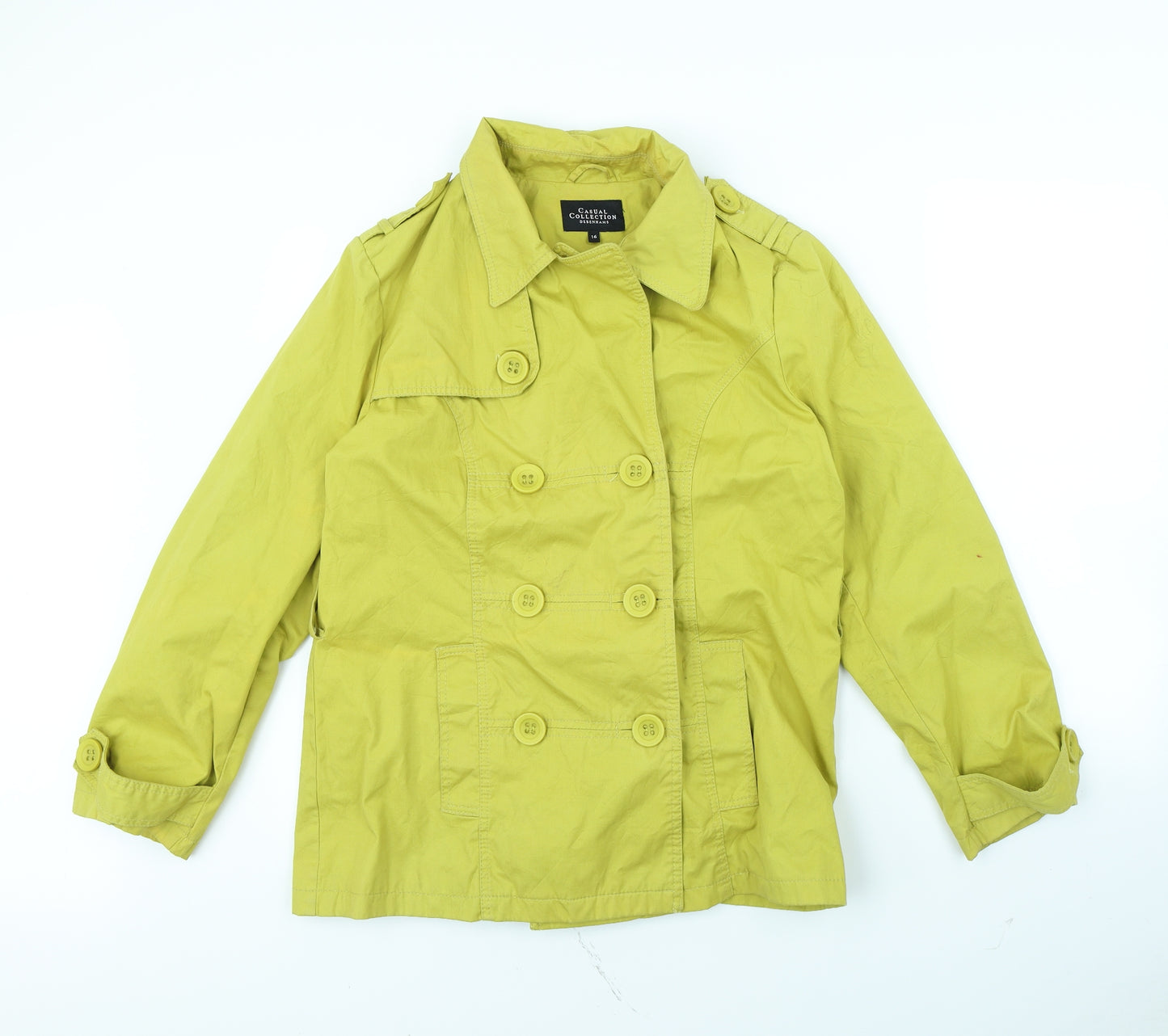 Debenhams Womens Green   Jacket  Size 16