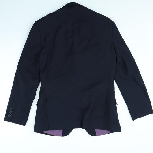 Brook Taverner Mens Blue   Jacket Blazer Size 36