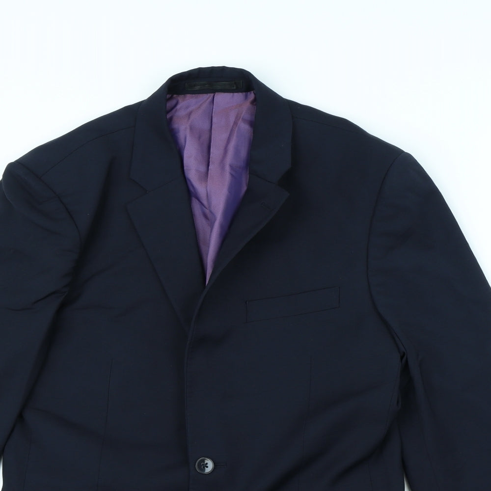 Brook Taverner Mens Blue   Jacket Blazer Size 36