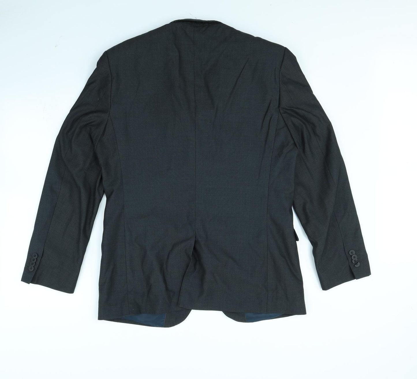 Preworn Mens Blue   Jacket Blazer Size 40  - shoulder pads