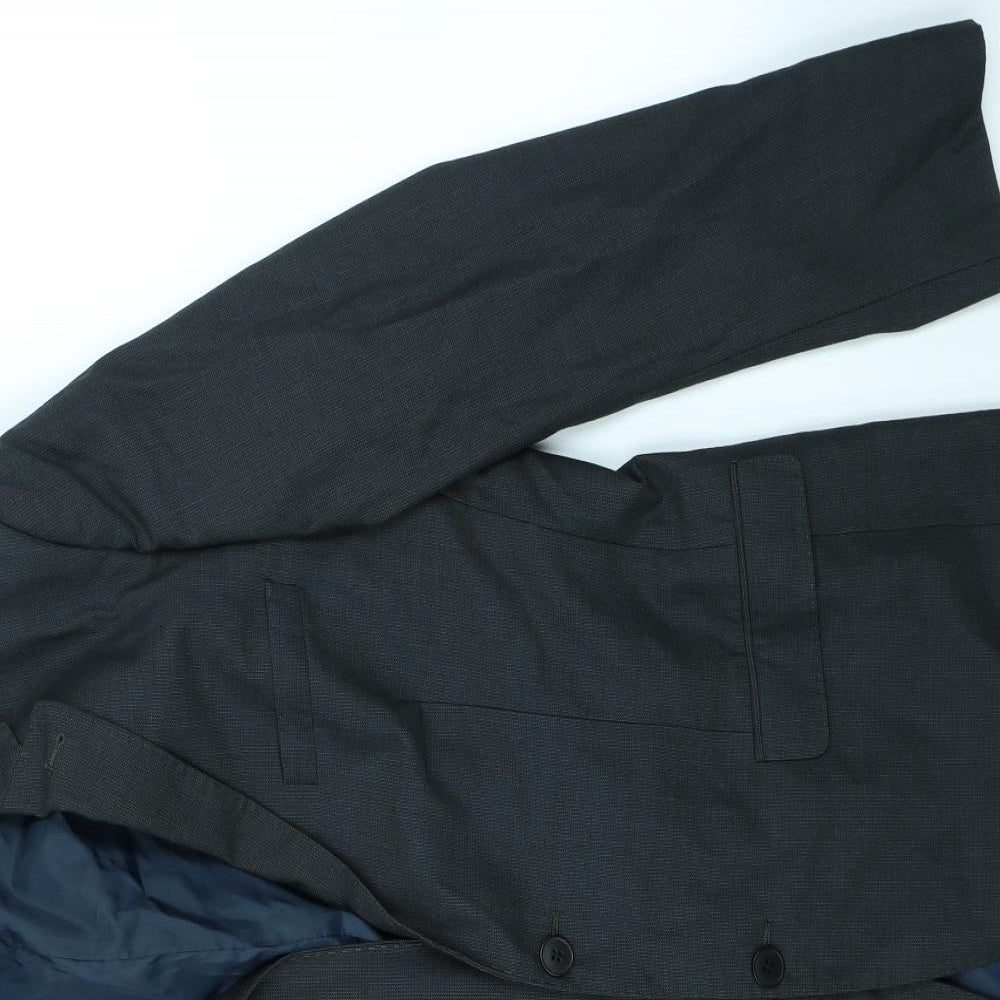 Preworn Mens Blue   Jacket Blazer Size 40  - shoulder pads