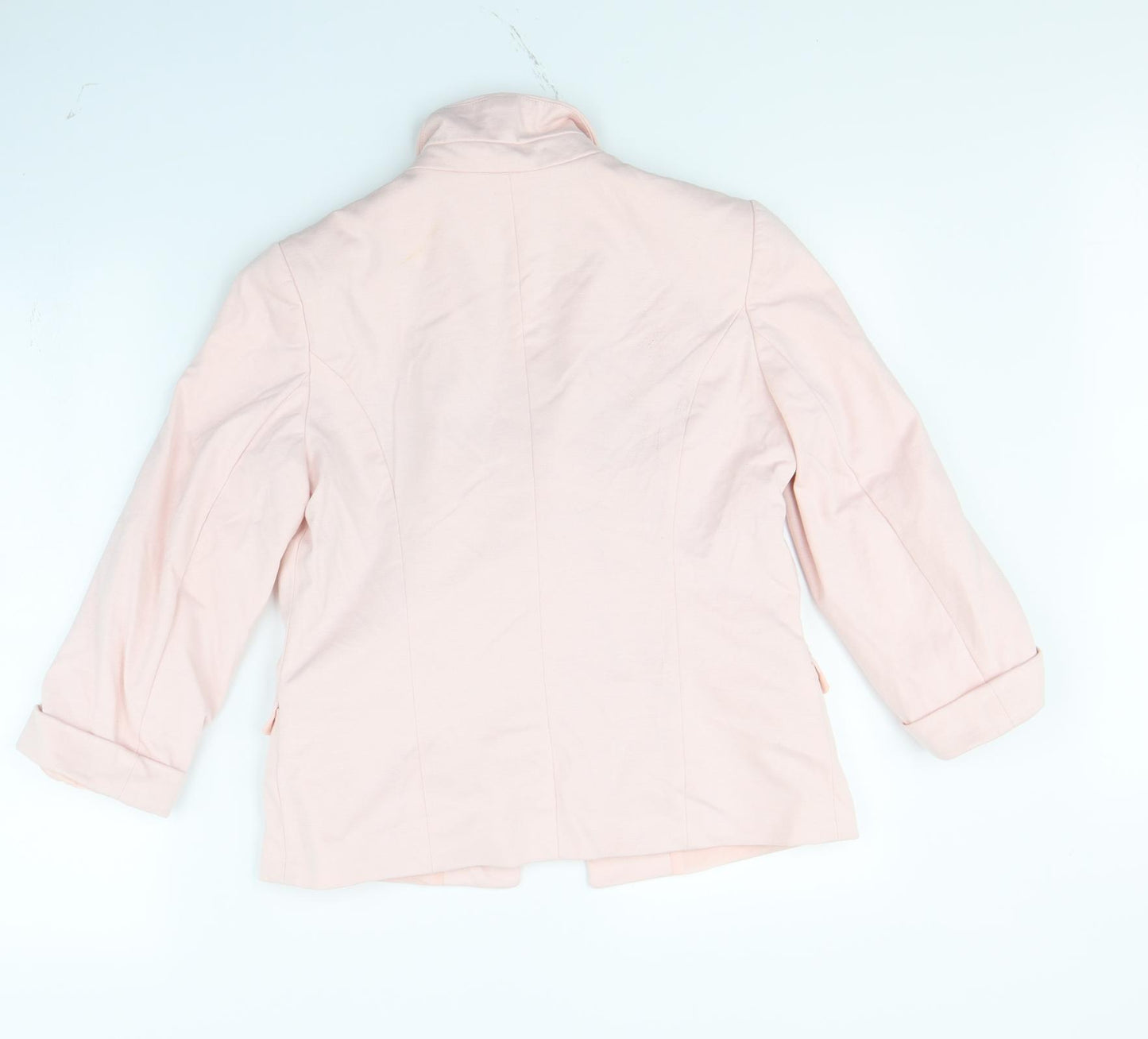 Miss Selfridge Womens Pink   Jacket Blazer Size 12  - shoulder pads