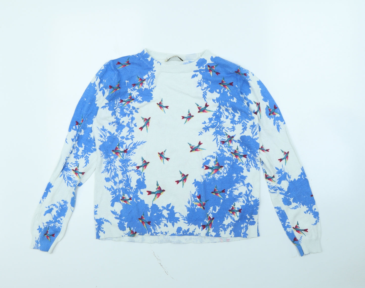 Oasis Womens Blue   Pullover Jumper Size S