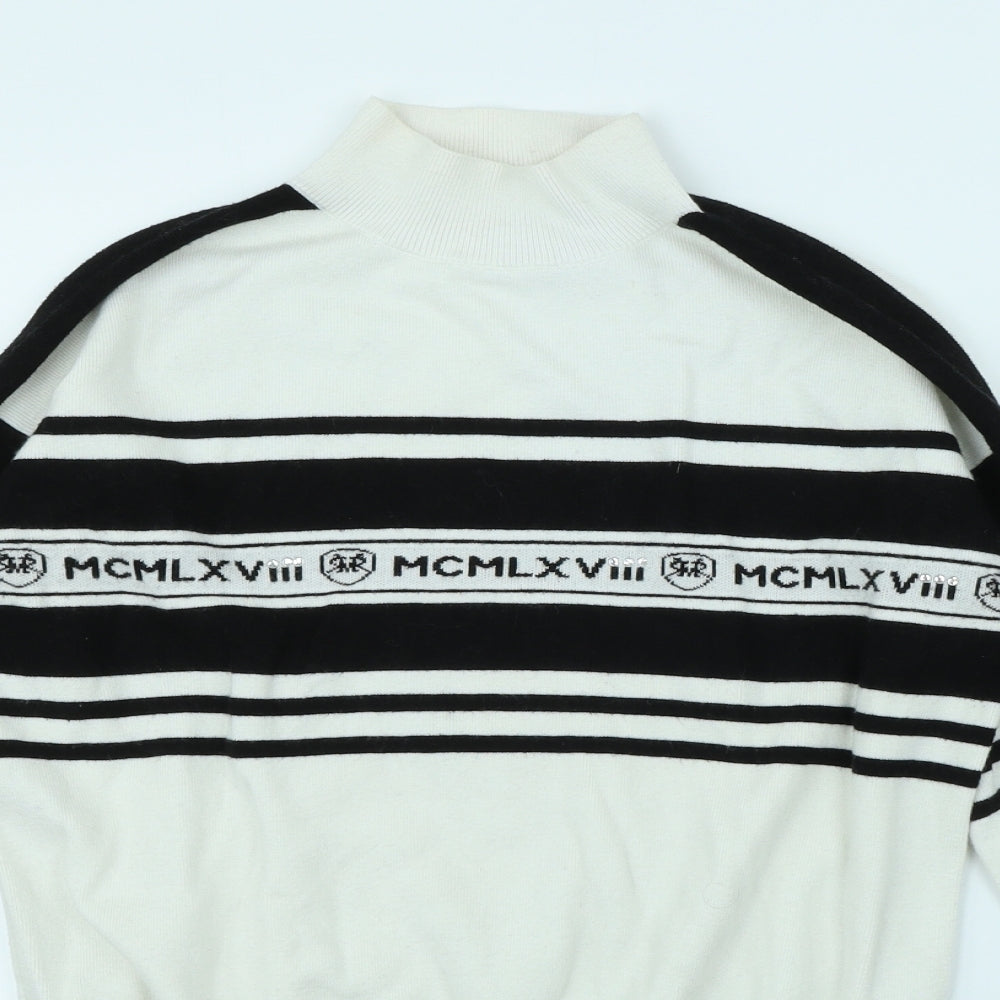 River Island Womens White   Pullover Jumper Size 12