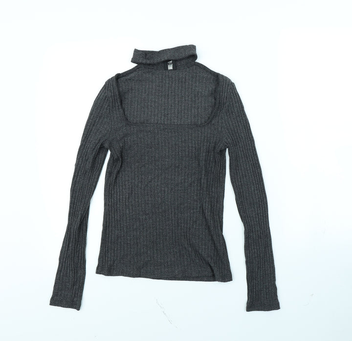 River Island Womens Grey Pullover Jumper Size 12