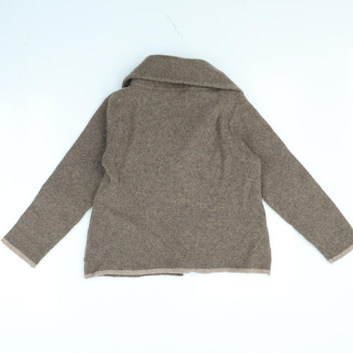 Chiaramente Womens Brown   Jacket  Size M