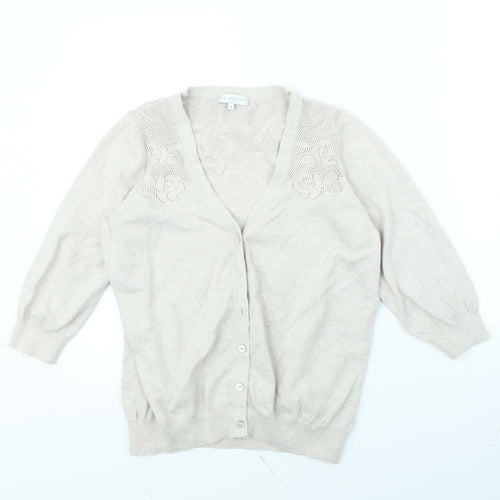 Rocha John Rocha Womens Beige   Jacket  Size 16