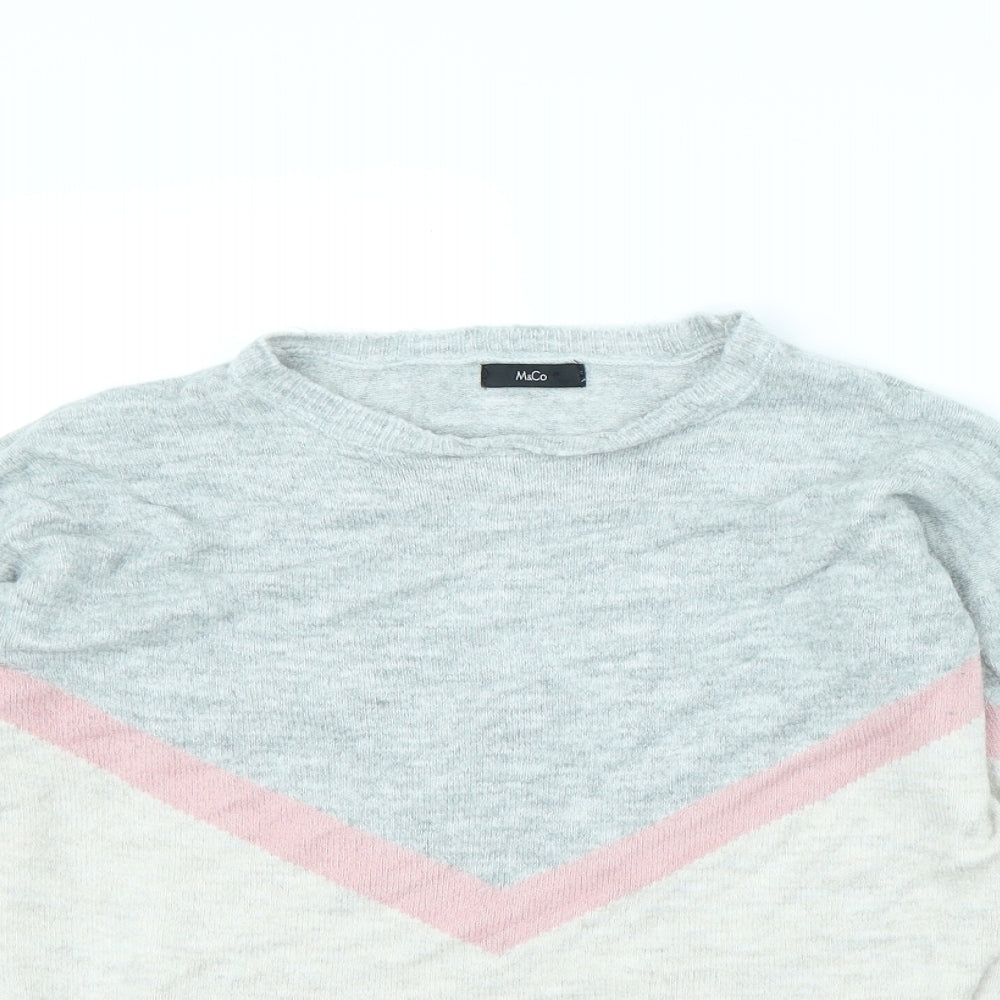 M&Co Womens Beige   Pullover Jumper Size 10