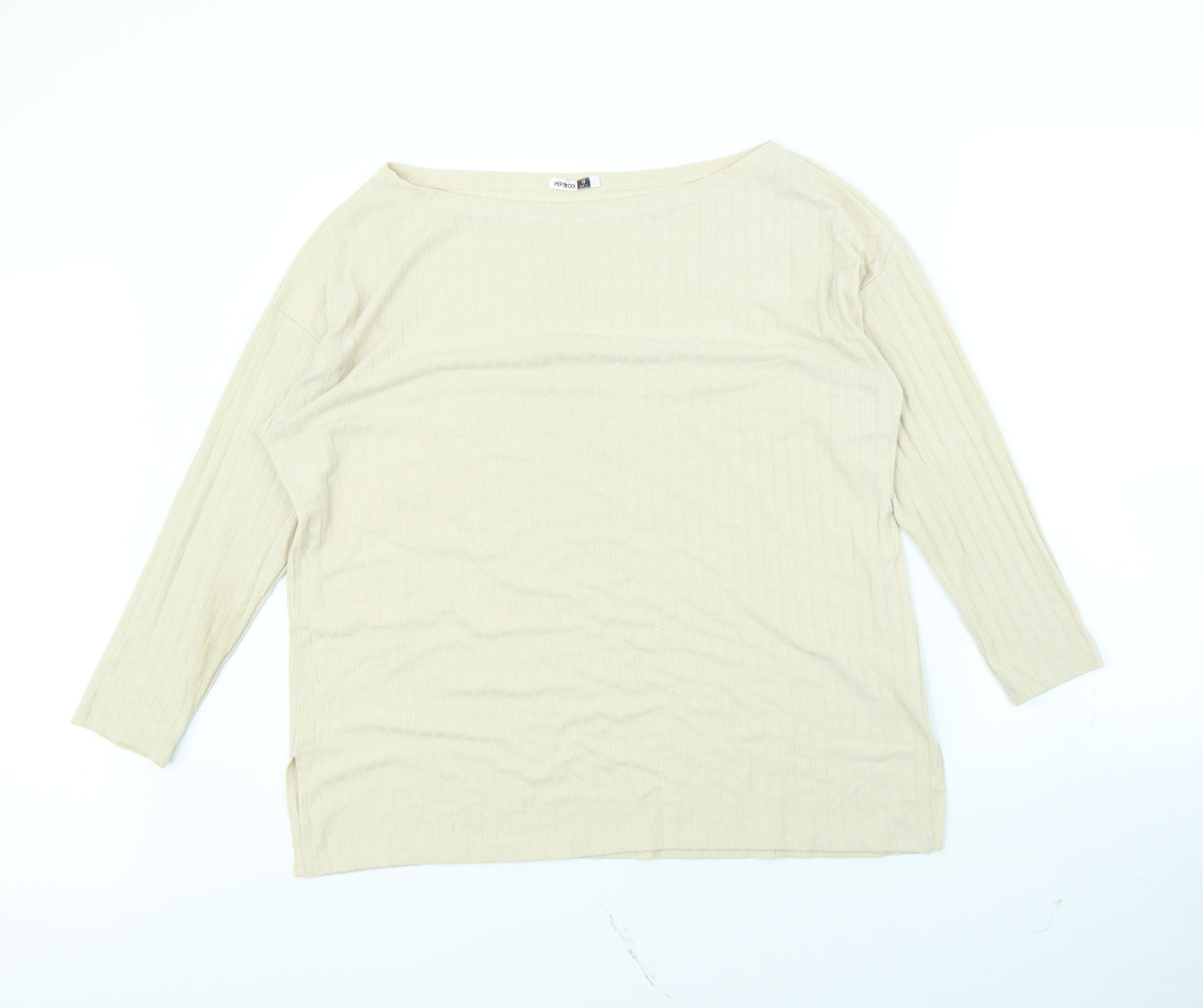 Pep & co Womens Beige   Pullover Jumper Size 12