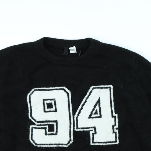Divided Womens Black   Pullover Jumper Size L  - 94