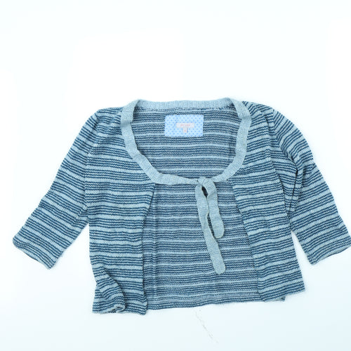 Per Una Womens Blue Striped  Jacket  Size 14