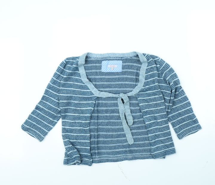 Per Una Womens Blue Striped  Jacket  Size 14