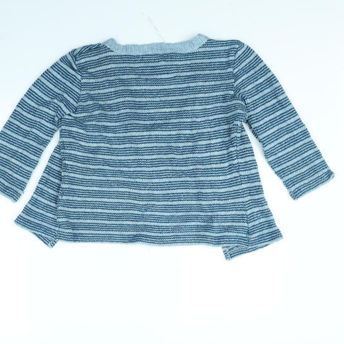 Per Una Womens Blue Striped  Jacket  Size 14