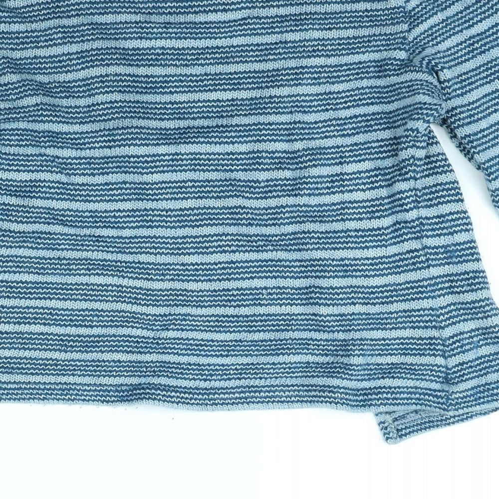 Per Una Womens Blue Striped  Jacket  Size 14