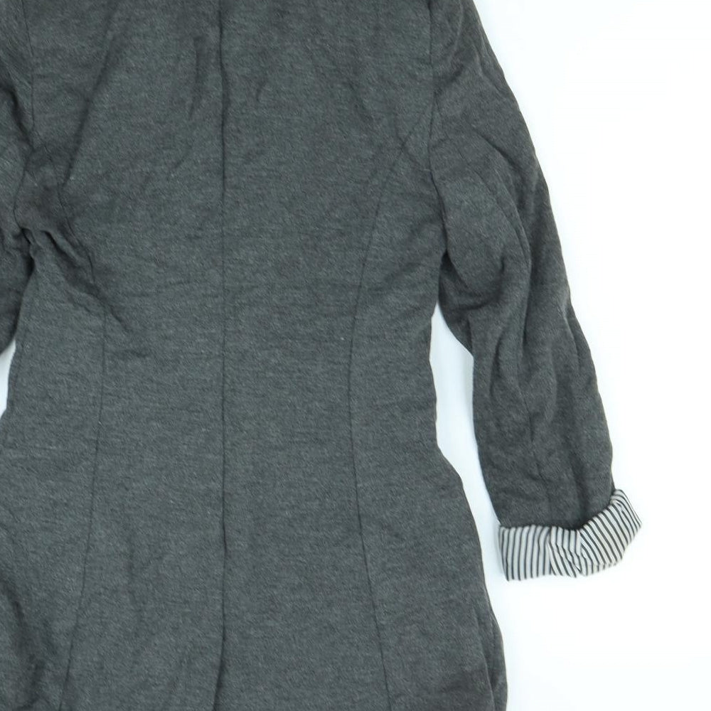 Denim & Co. Womens Grey   Jacket  Size 10