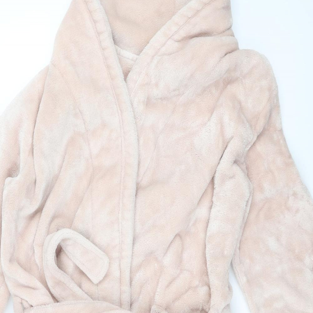 Preworn Womens Pink Solid  Top Robe Size 8