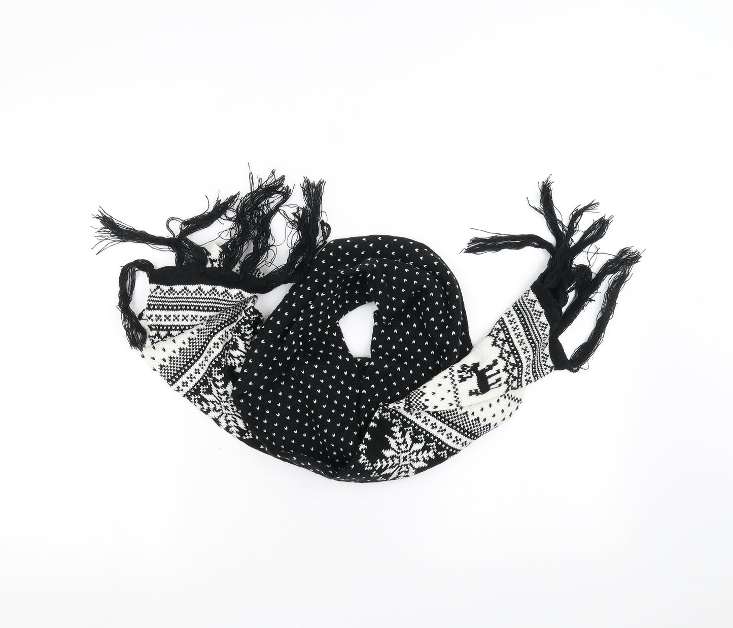 Preworn Unisex Black   Scarf  One Size