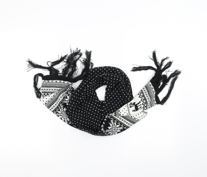 Preworn Unisex Black   Scarf  One Size