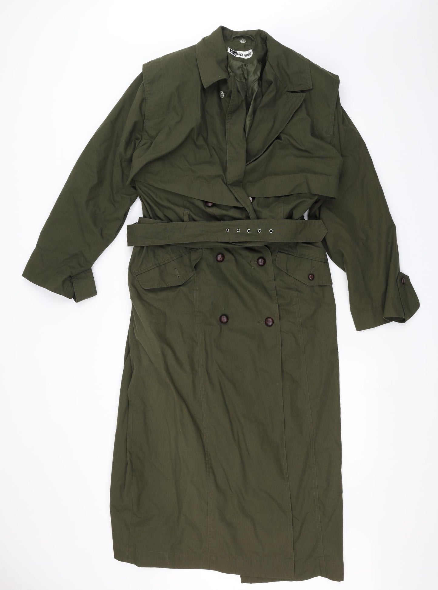 Together Womens Green   Overcoat Coat Size 12