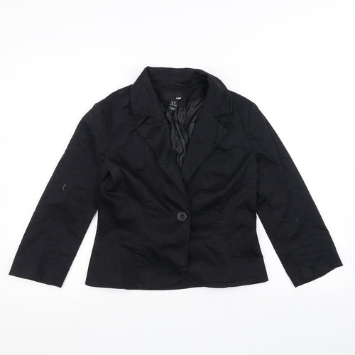H&M Womens Black   Jacket  Size 10