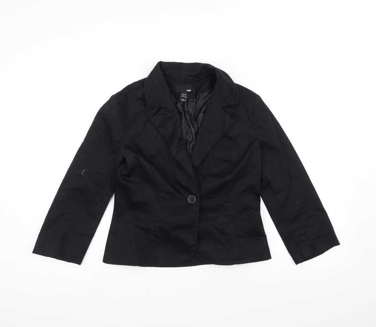 H&M Womens Black   Jacket  Size 10