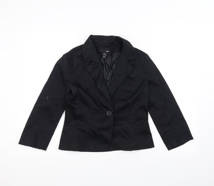 H&M Womens Black   Jacket  Size 10