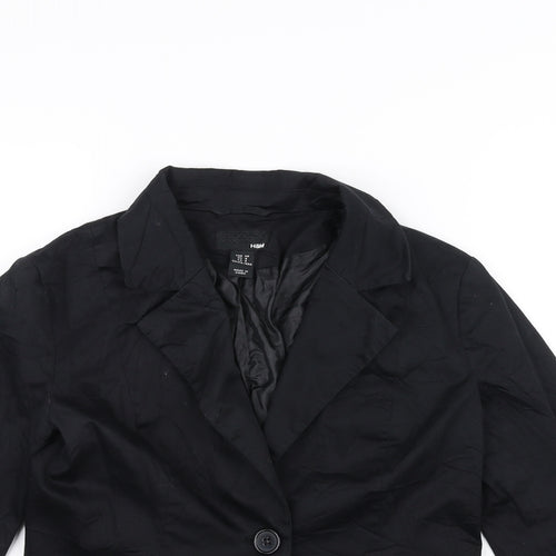 H&M Womens Black   Jacket  Size 10