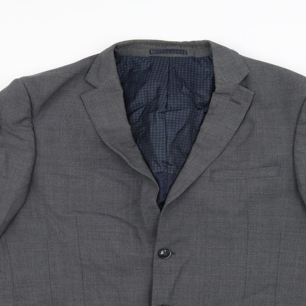 Marks and Spencer Mens Grey   Jacket Suit Jacket Size 42