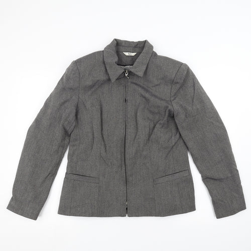 Klass Womens Grey   Jacket  Size 14