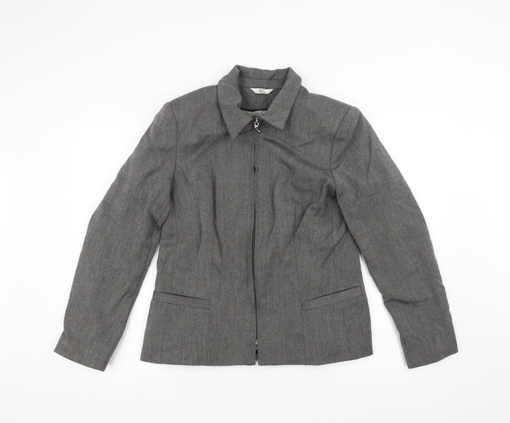 Klass Womens Grey Jacket Size 14