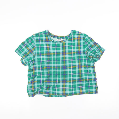 MONKL Womens Green   Basic T-Shirt Size M