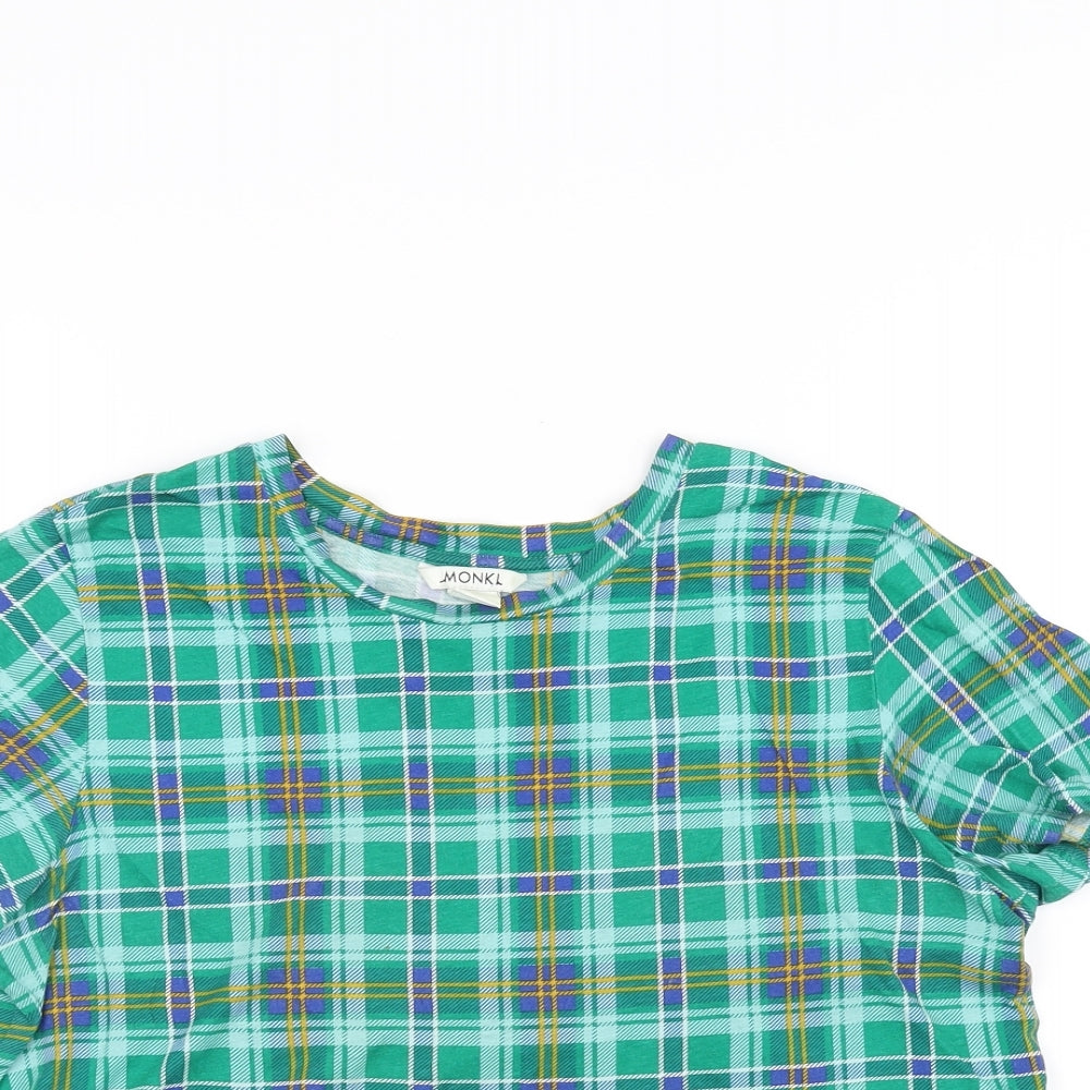 MONKL Womens Green   Basic T-Shirt Size M