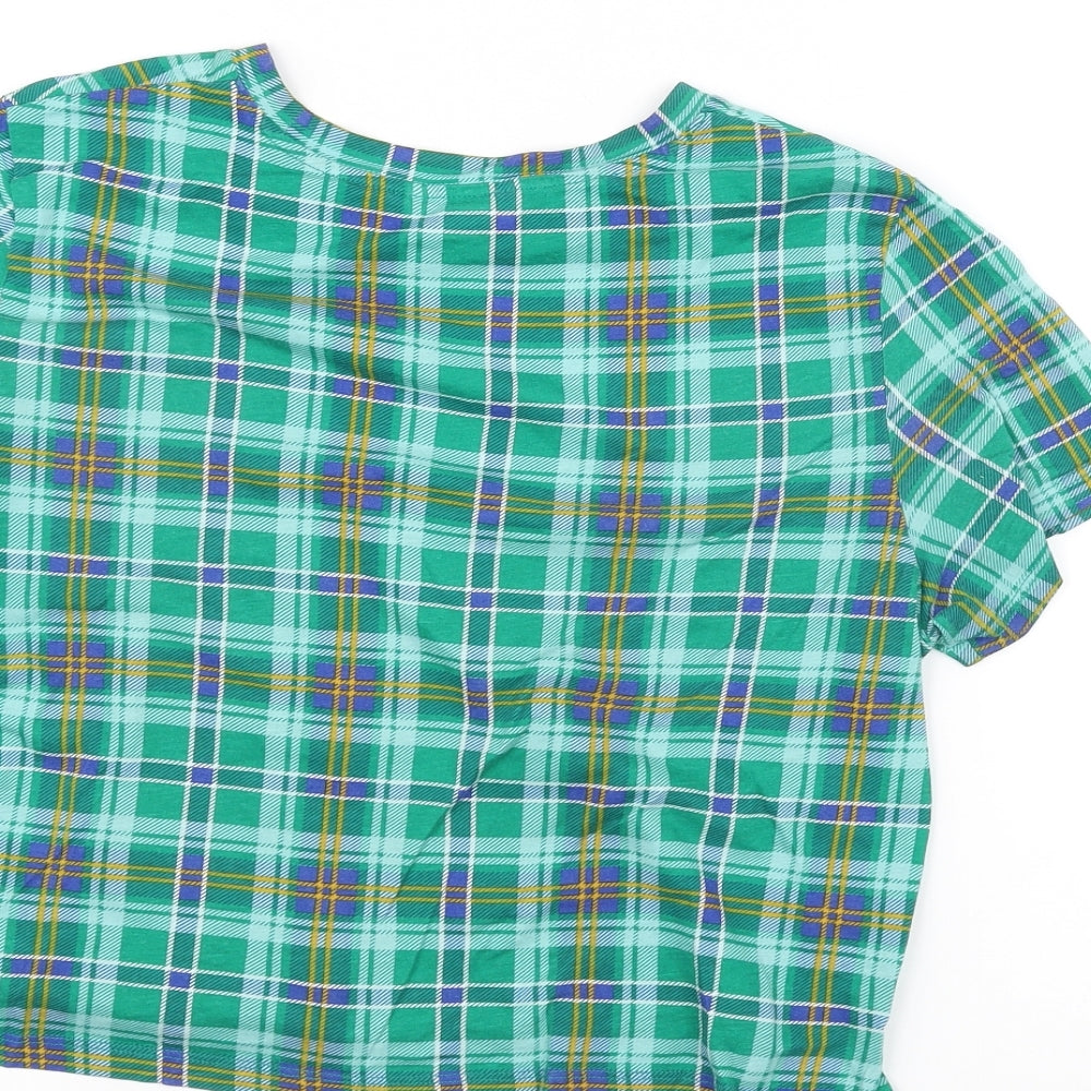 MONKL Womens Green   Basic T-Shirt Size M