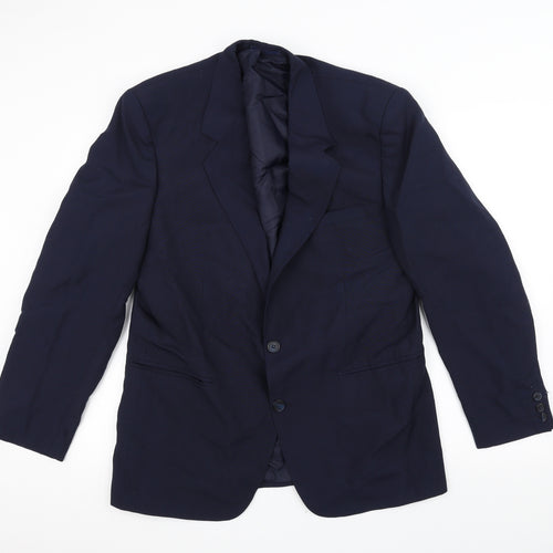 Preworn Mens Blue   Jacket Suit Jacket Size 42