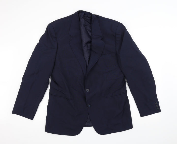 Preworn Mens Blue Jacket Suit Jacket Size 42
