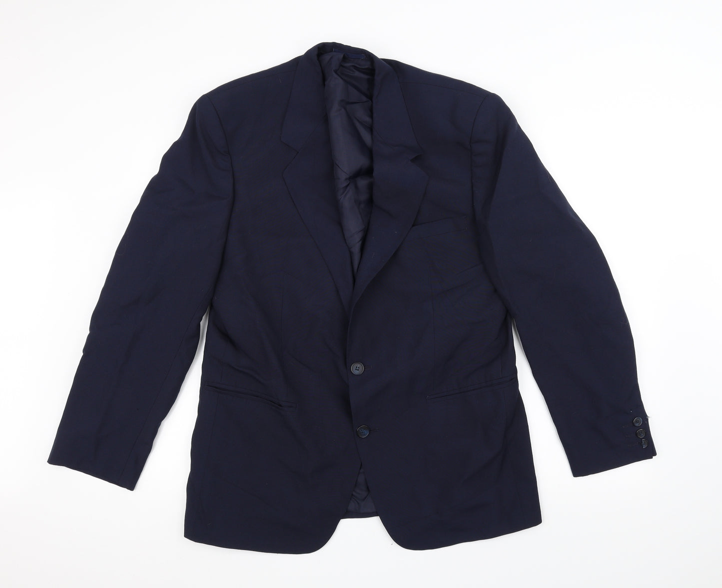 Preworn Mens Blue   Jacket Suit Jacket Size 42